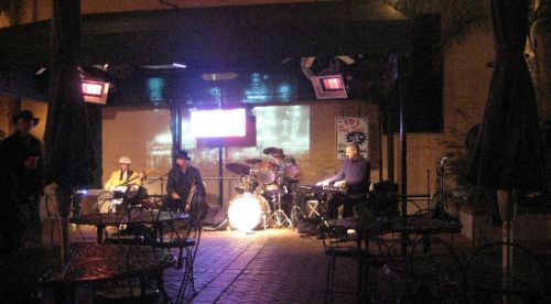Charming Patio with Live Jazz